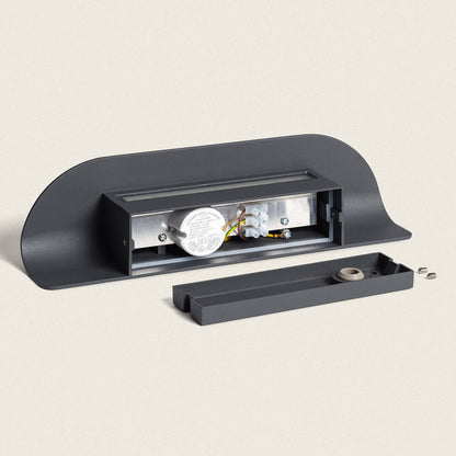 Aplique de Pared Exterior LED 12W Aluminio Agerato