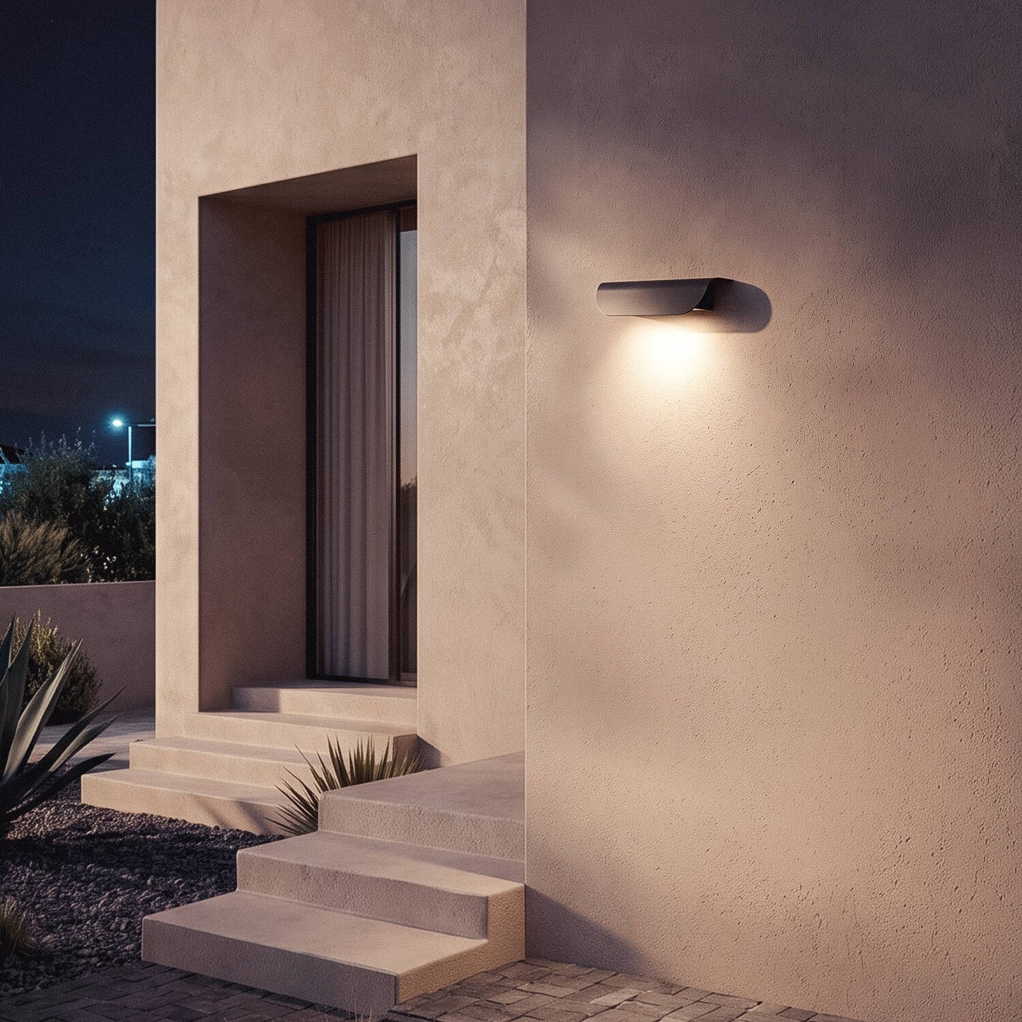 Aplique de Pared Exterior LED 12W Aluminio Agerato