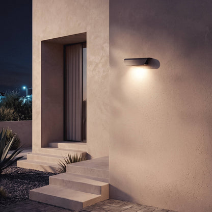 Aplique de Pared Exterior LED 12W Aluminio Agerato