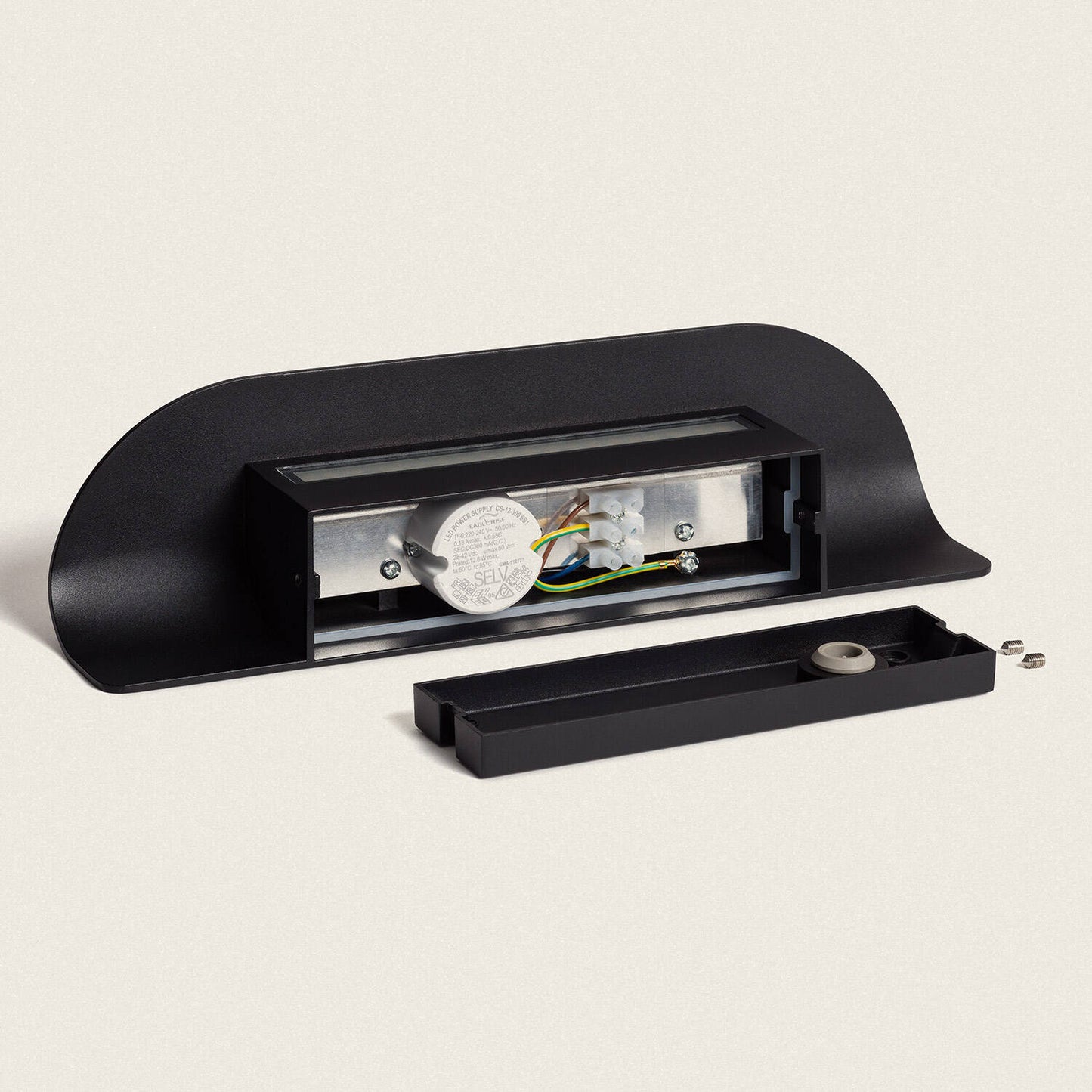 Aplique de Pared Exterior LED 12W Aluminio Agerato