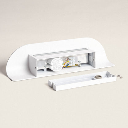 Aplique de Pared Exterior LED 12W Aluminio Agerato