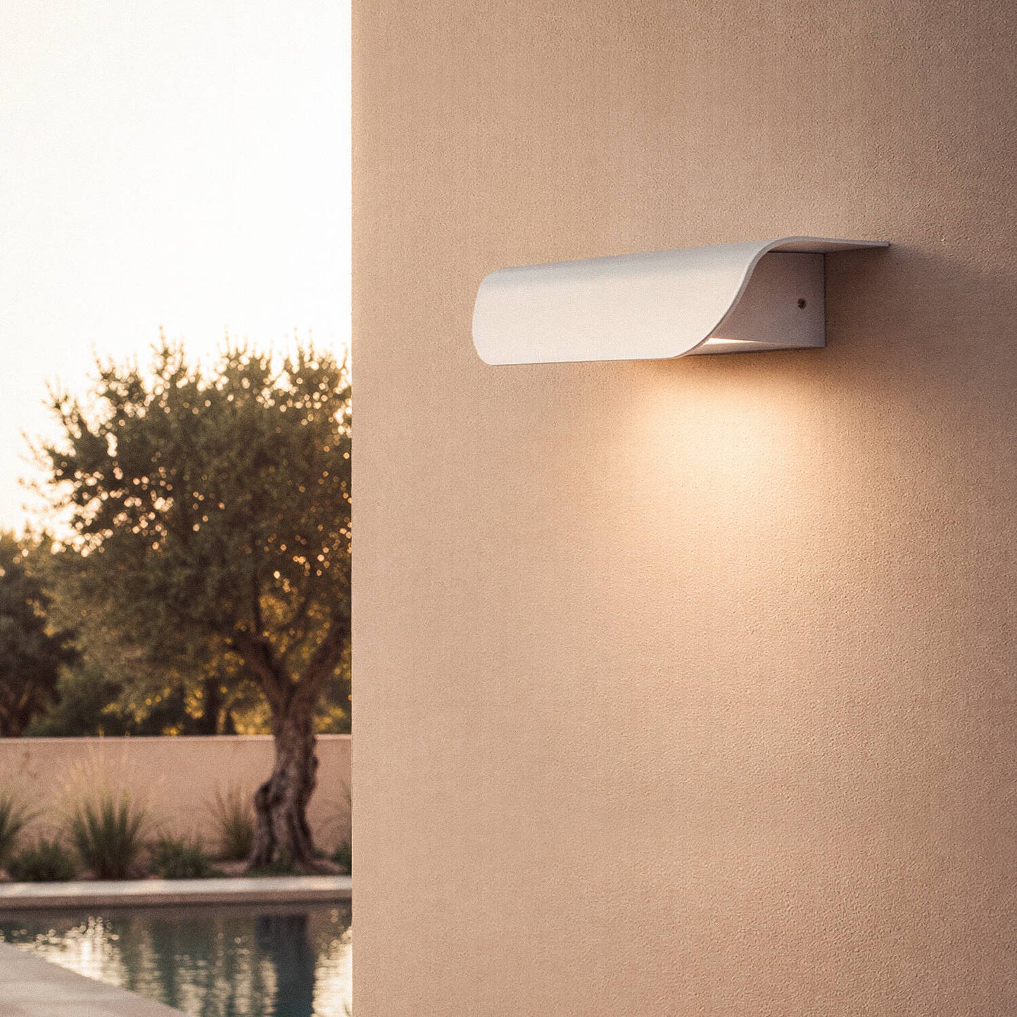 Aplique de Pared Exterior LED 12W Aluminio Agerato
