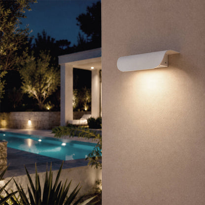 Aplique de Pared Exterior LED 12W Aluminio Agerato
