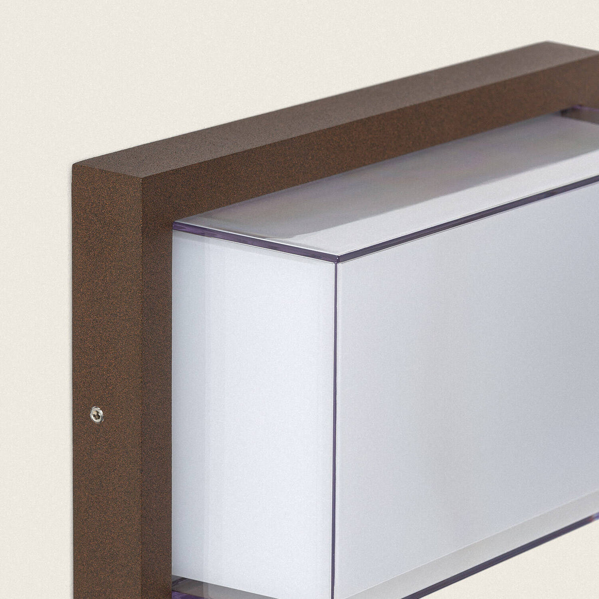 Aplique de Pared Exterior LED 12W Aluminio CCT Seleccionable Doble Difusor Caelia