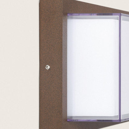 Aplique de Pared Exterior LED 12W Aluminio CCT Seleccionable Doble Difusor Caelia