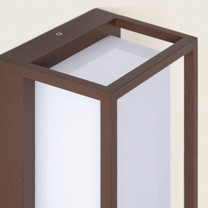 Aplique de Pared Exterior LED 12W Aluminio CCT Seleccionable Doble Difusor Arelien Large II