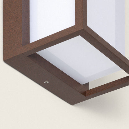Aplique de Pared Exterior LED 12W Aluminio CCT Seleccionable Doble Difusor Arelien Large II