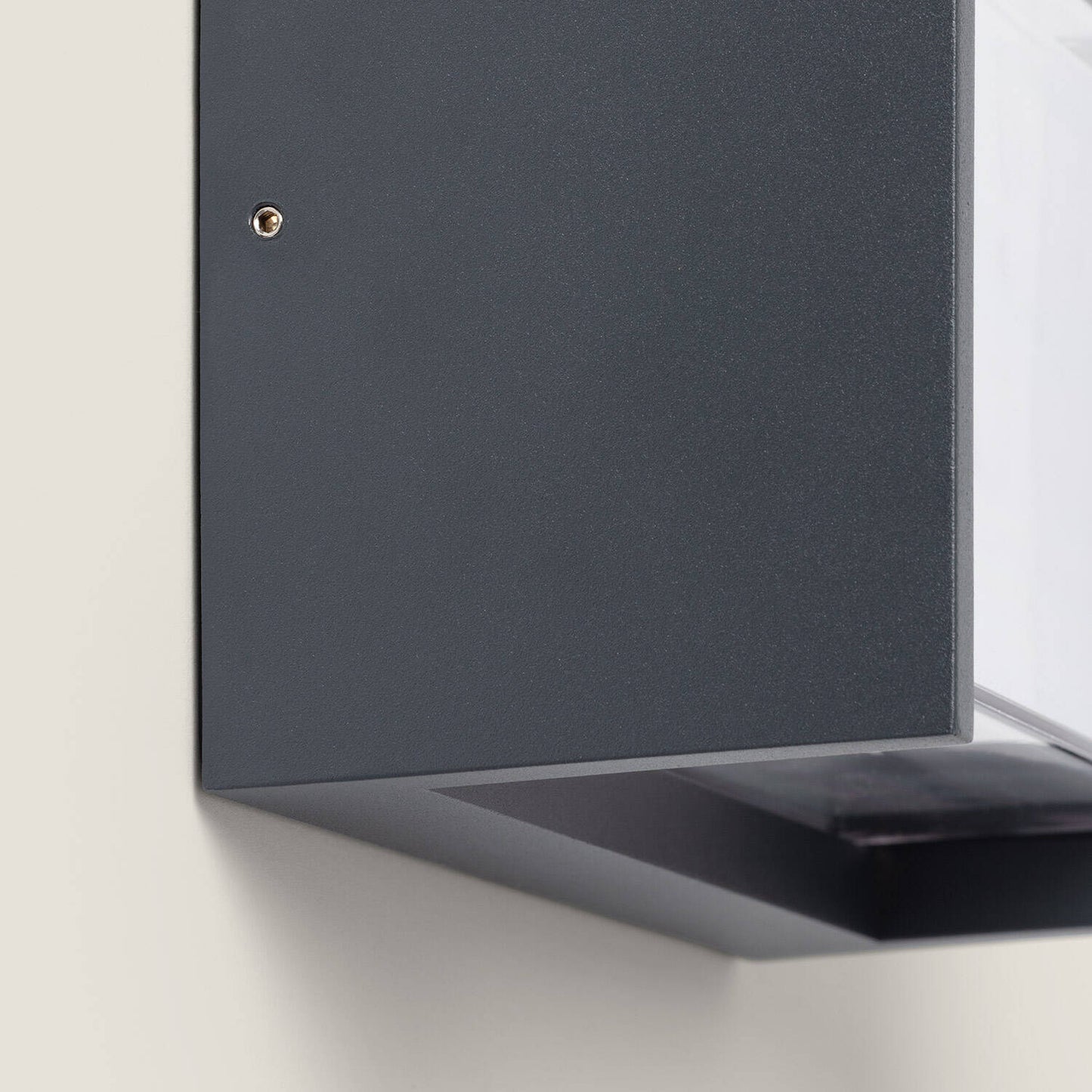 Aplique de Pared Exterior LED 12W Aluminio CCT Seleccionable Doble Difusor Arelien Iridix