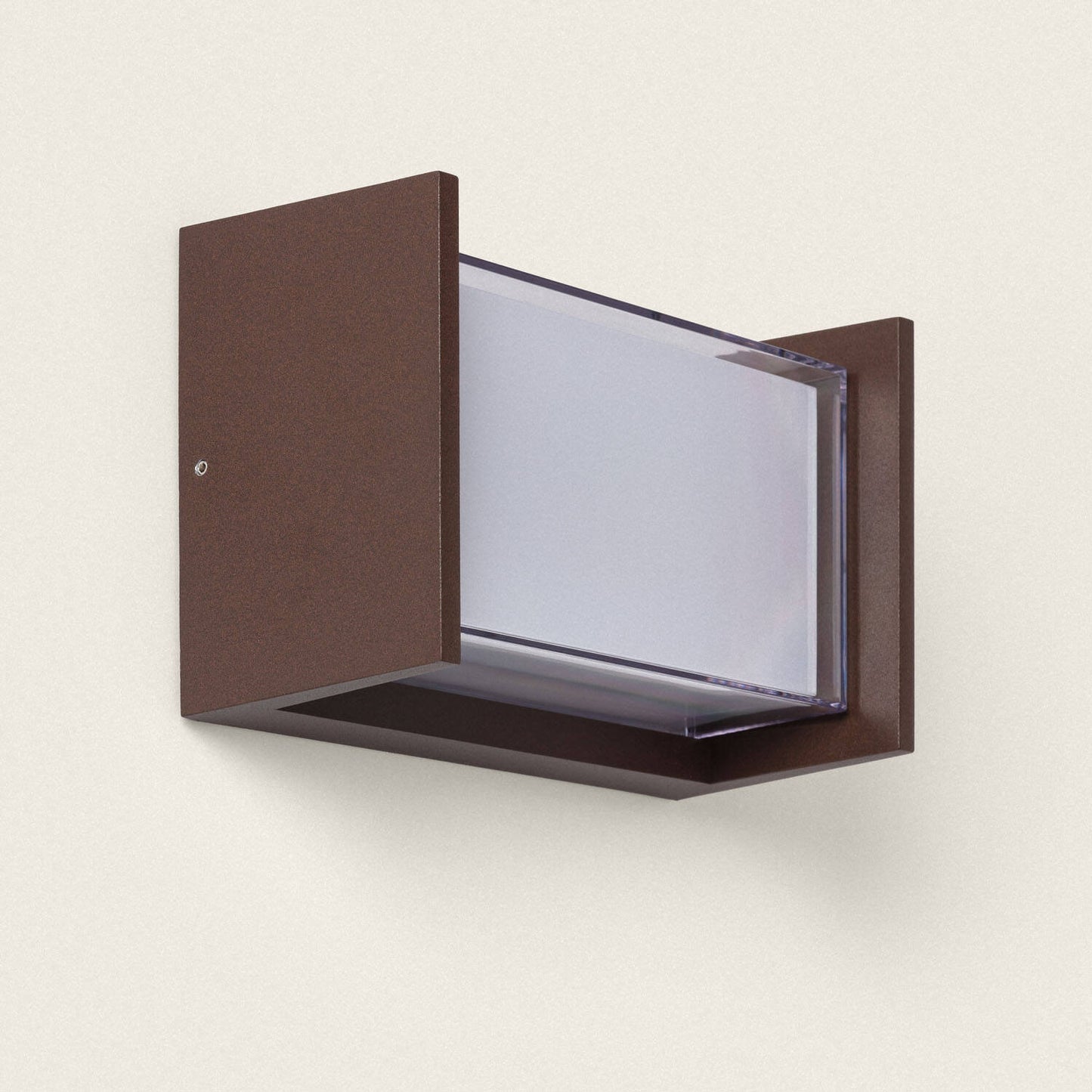 Aplique de Pared Exterior LED 12W Aluminio CCT Seleccionable Doble Difusor Arelien Iridix