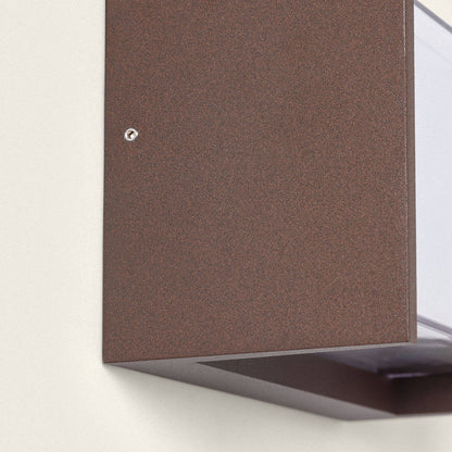 Aplique de Pared Exterior LED 12W Aluminio CCT Seleccionable Doble Difusor Arelien Iridix