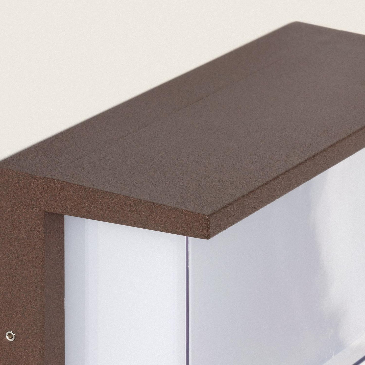 Aplique de Pared Exterior LED 12W Aluminio CCT Seleccionable Doble Difusor Arelien Oscilum