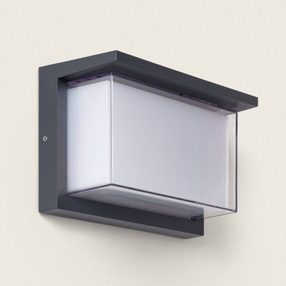 Aplique de Pared Exterior LED 12W Aluminio CCT Seleccionable Doble Difusor Arelien Oscilum