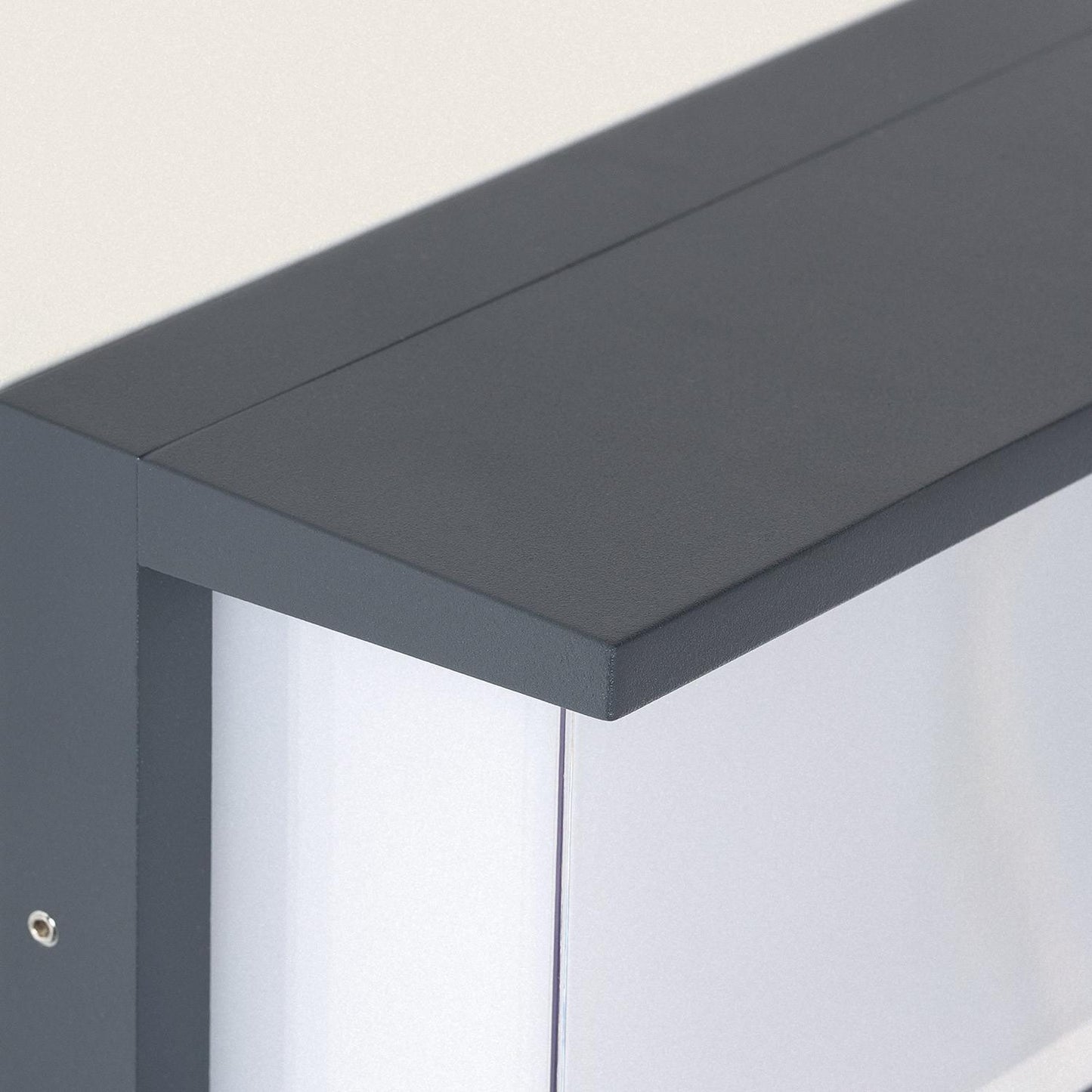 Aplique de Pared Exterior LED 12W Aluminio CCT Seleccionable Doble Difusor Arelien Oscilum