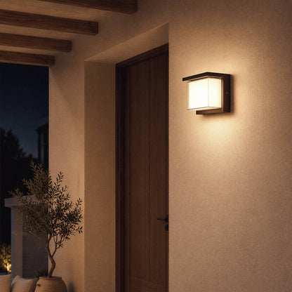 Aplique de Pared Exterior LED 12W Aluminio CCT Seleccionable Doble Difusor Arelien Oscilum