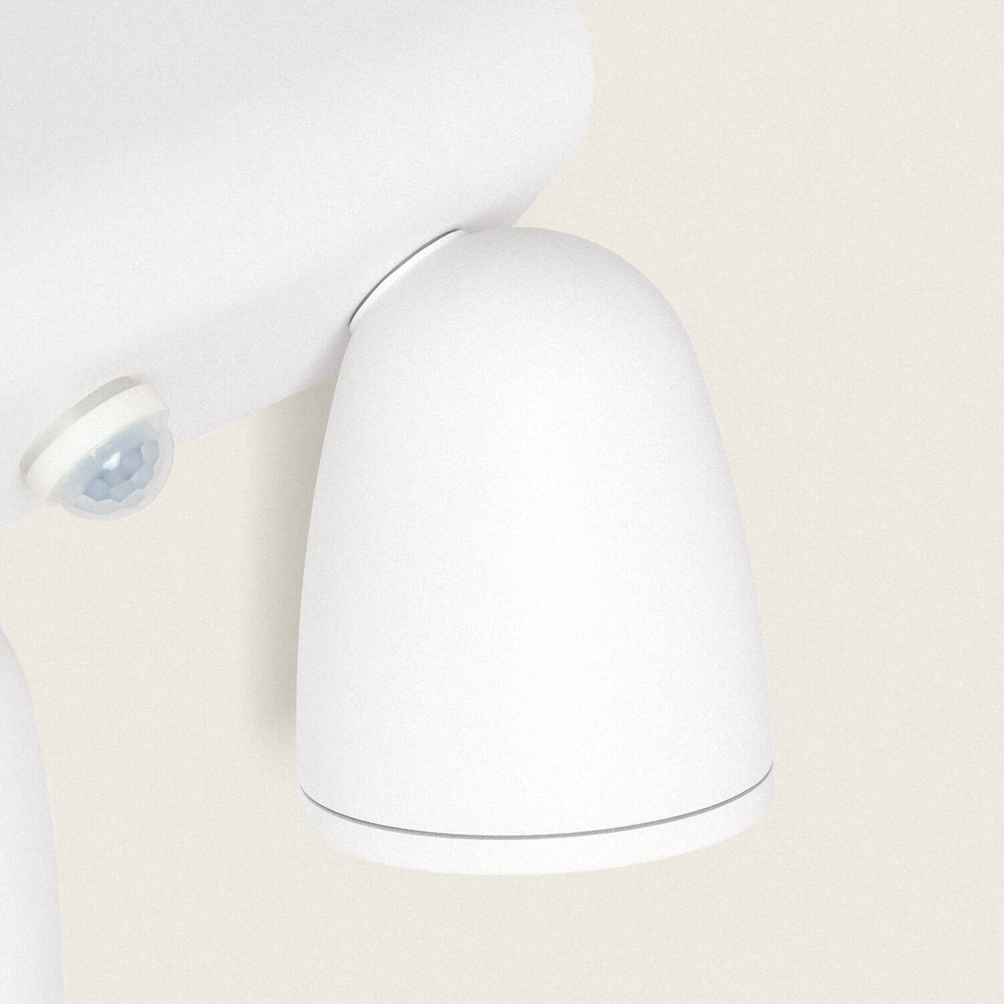 Aplique de Pared Exterior LED 12W Aluminio Con Detector de Movimiento PIR Abel Large Dos Focos