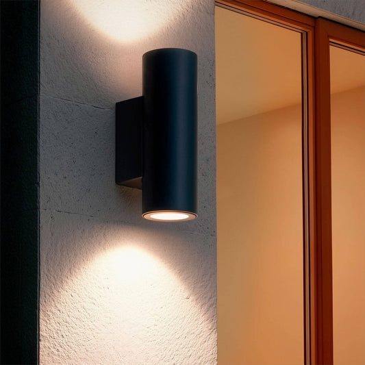 Aplique de Pared Exterior LED 12W Aluminio Iluminación Doble Cara CCT Seleccionable Satna