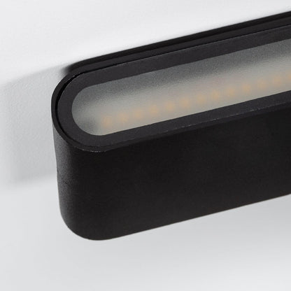 Aplique de Pared Exterior LED 12W Aluminio Iluminación Doble Cara Vesta Negro