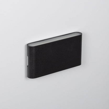 Aplique de Pared Exterior LED 12W Aluminio Iluminación Doble Cara Vesta Negro