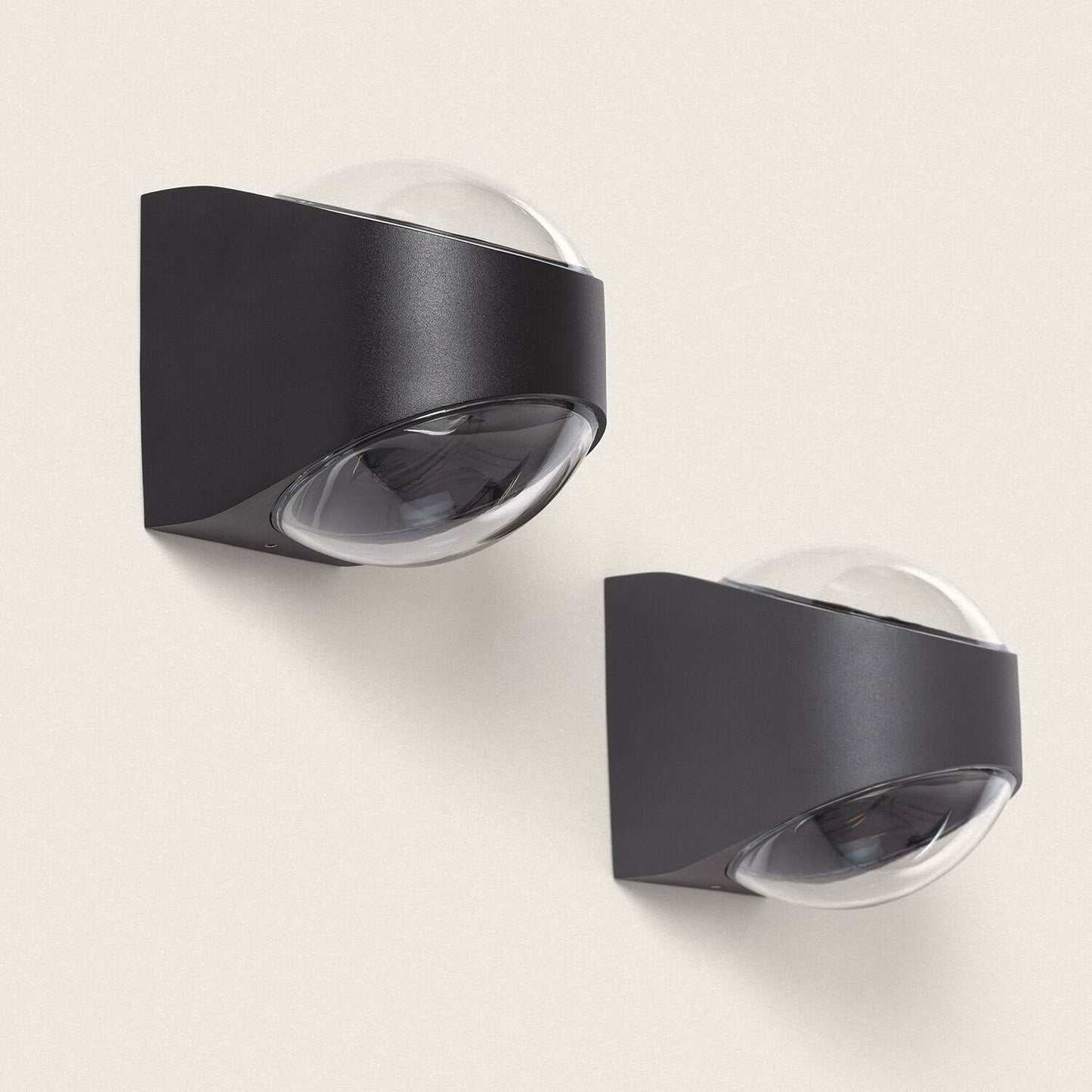 Aplique de Pared Exterior LED 12W Aluminio Iluminción Doble Cara Adelfa