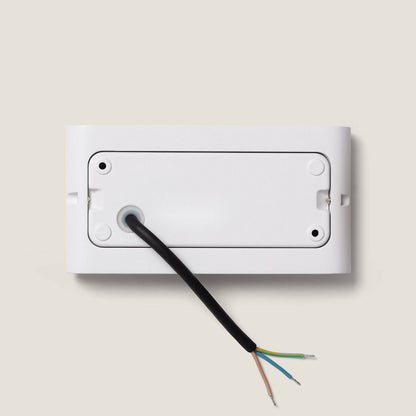 Aplique de Pared Exterior LED 12W Aluminio Rectangular Iluminación Doble Cara Luming