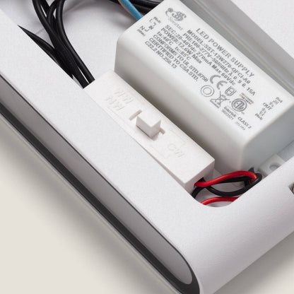 Aplique de Pared Exterior LED 12W Aluminio Rectangular Iluminación Doble Cara Luming