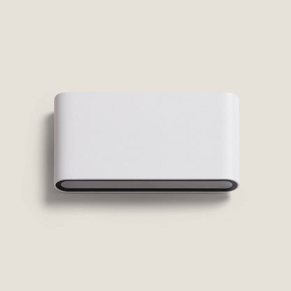Aplique de Pared Exterior LED 12W Aluminio Rectangular Iluminación Doble Cara Luming