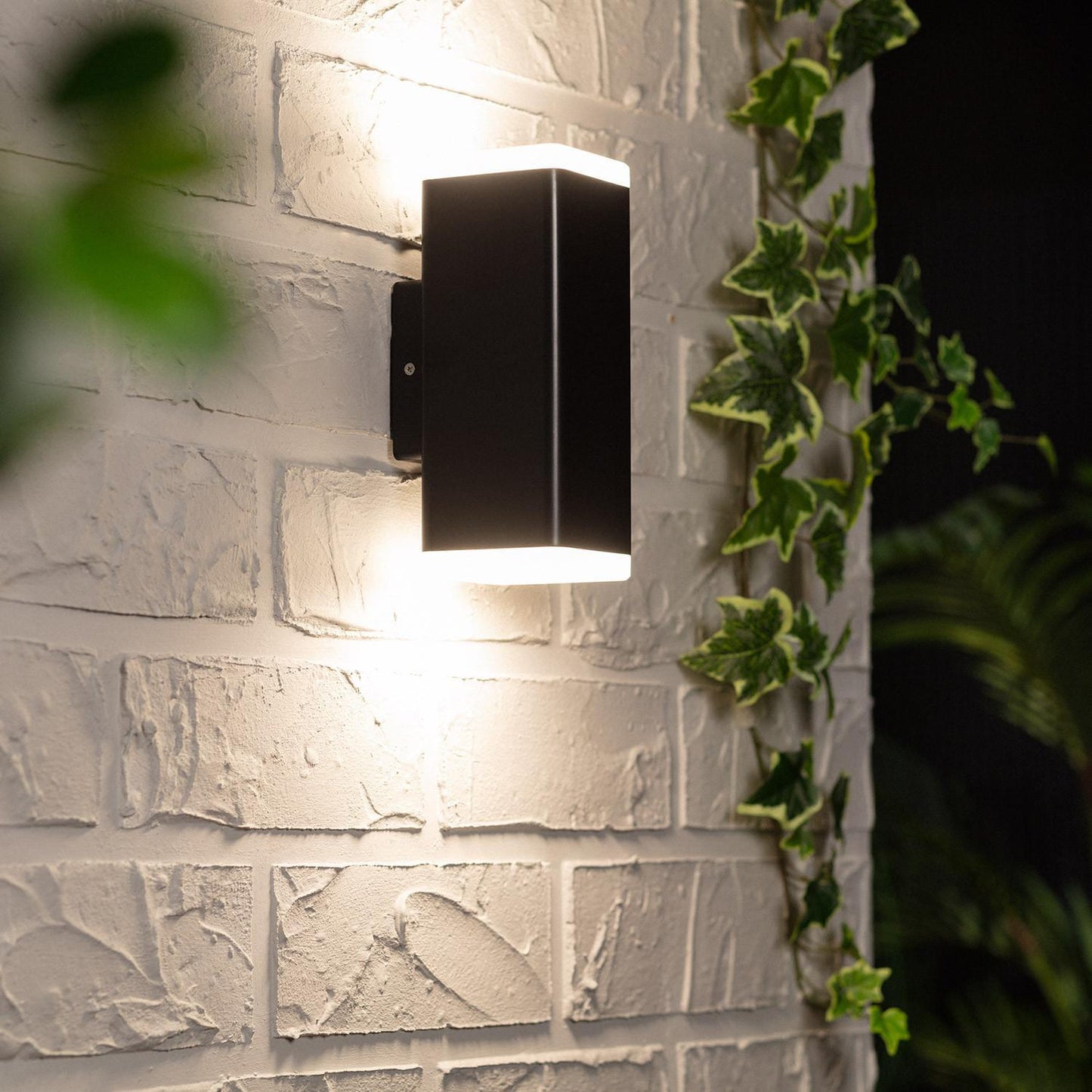 Aplique de Pared Exterior LED 12W Iluminación Doble Cara New Miseno