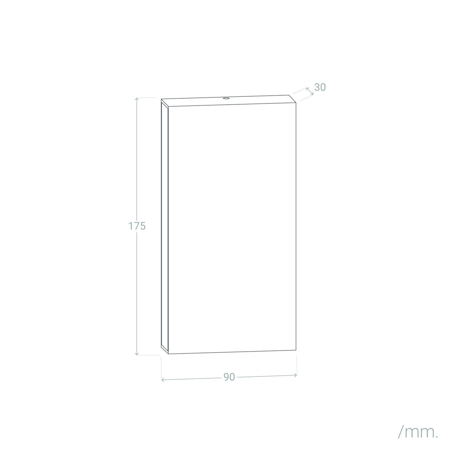 Aplique de Pared Exterior LED 12W CCT Iluminación Doble Cara Aluminio Rectangular Luming