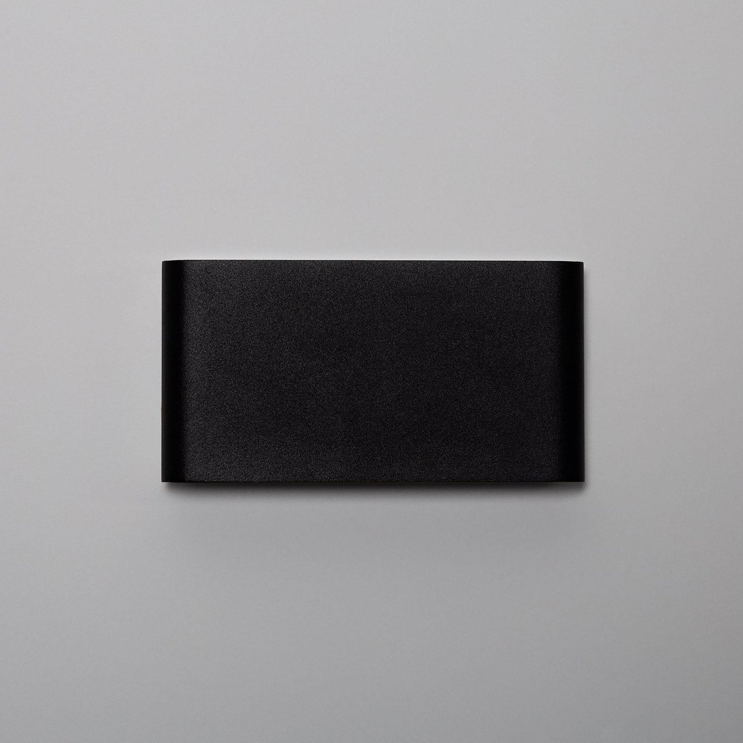 Aplique de Pared Exterior LED 12W Iluminación Aluminio Doble Cara Rectangular Negro Luming