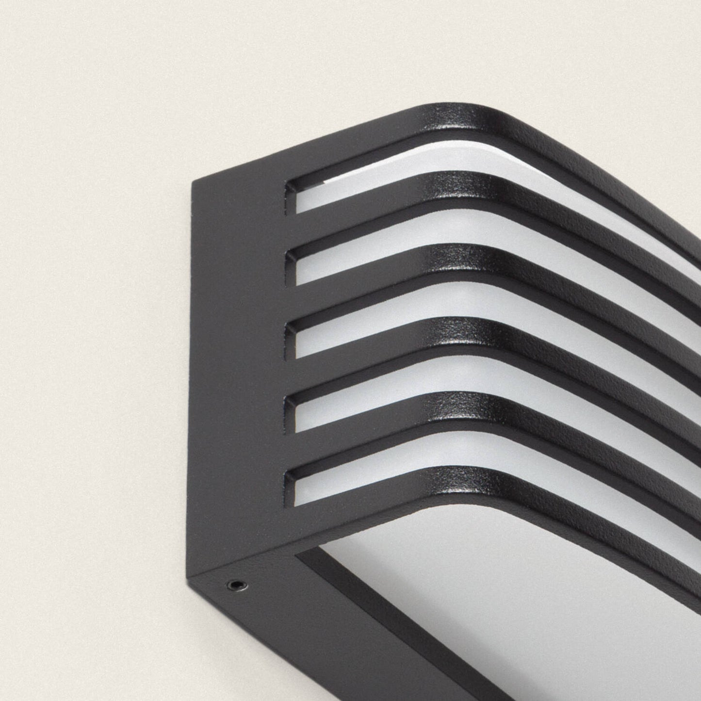 Aplique de Pared Exterior LED 15W Aluminio Negro Juli