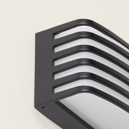 Aplique de Pared Exterior LED 15W Aluminio Negro Juli