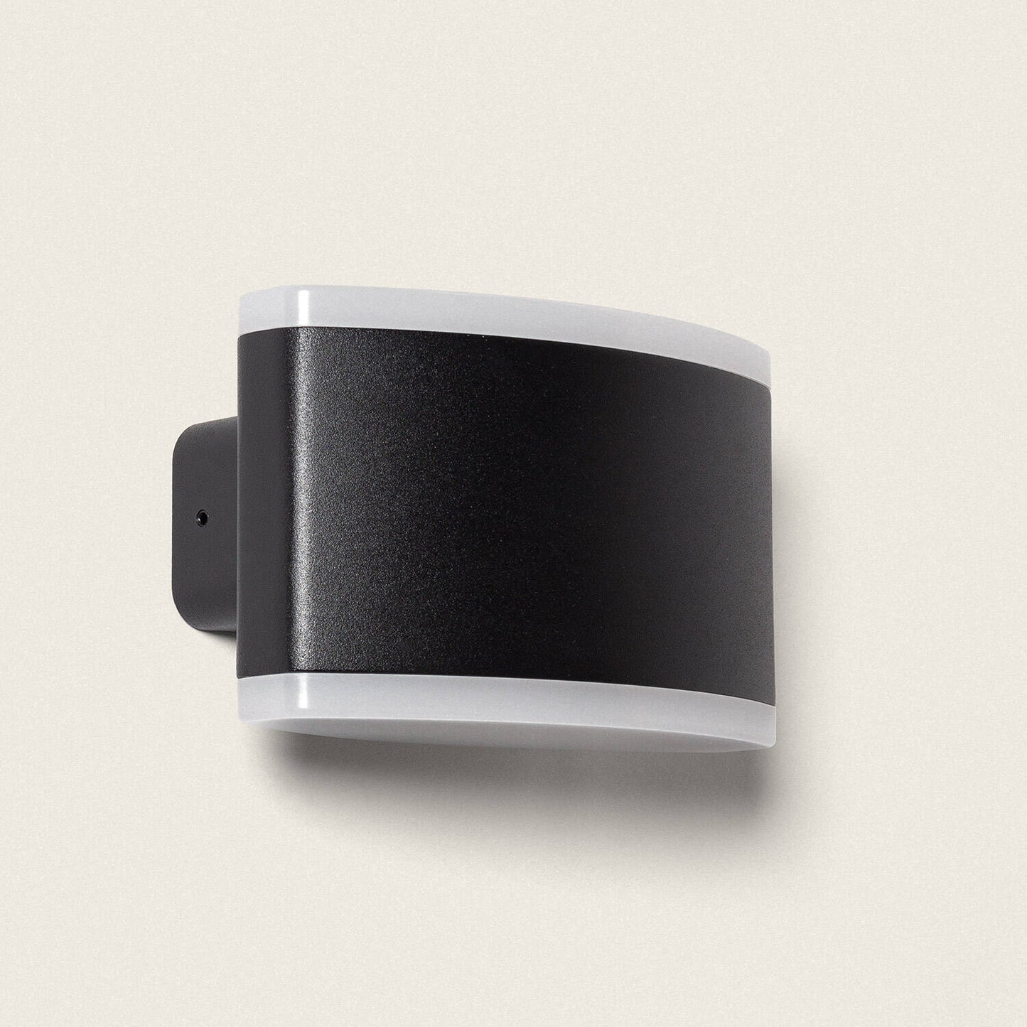 Aplique de Pared Exterior LED 15W Iluminación Rectangular Aluminio Negro Bertol
