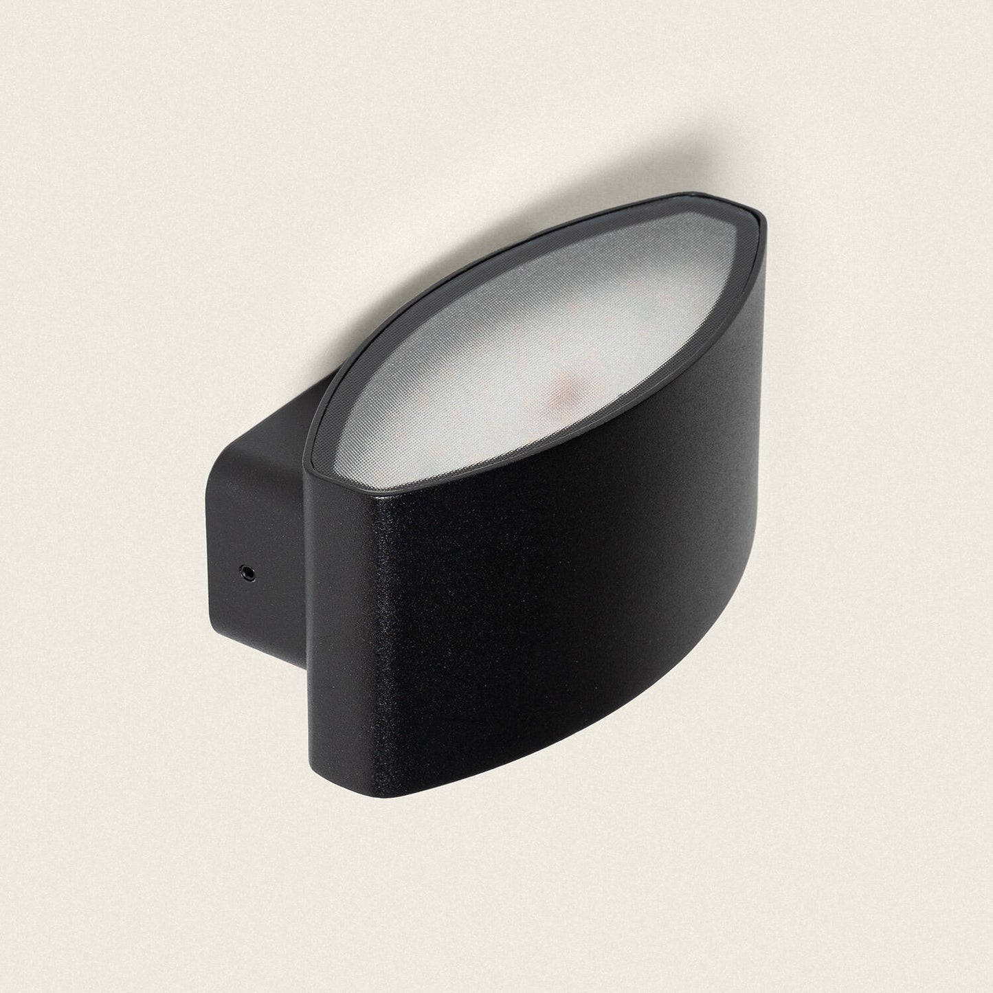 Aplique de Pared Exterior LED 15W Iluminación Rectangular Aluminio Negro Masha