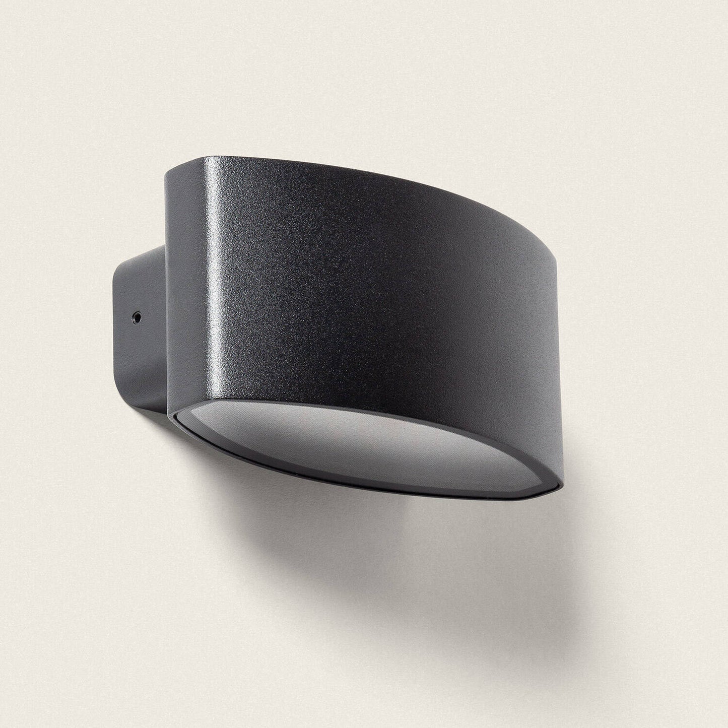 Aplique de Pared Exterior LED 15W Iluminación Rectangular Aluminio Negro Masha