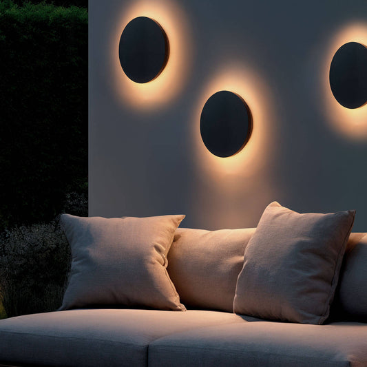Aplique de Pared Exterior LED 18W Aluminio CCT Seleccionable Blekkom M