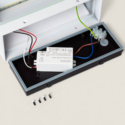 Aplique de Pared Exterior LED 18W de Aluminio Iluminación Doble Cara CCT Seleccionable Gropius