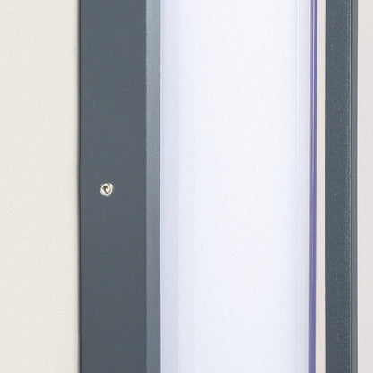 Aplique de Pared Exterior LED 20W Aluminio CCT Seleccionable Doble Difusor Arelien Large
