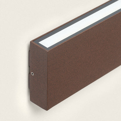 Aplique de Pared Exterior LED 20W Aluminio Iluminación Doble Cara CCT Seleccionable Brooky L