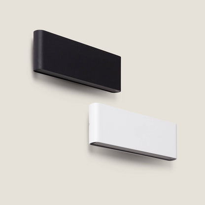 Aplique de Pared Exterior LED 20W Aluminio Rectangular Iluminación Doble Cara Luming