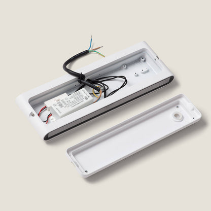 Aplique de Pared Exterior LED 20W Aluminio Rectangular Iluminación Doble Cara Luming