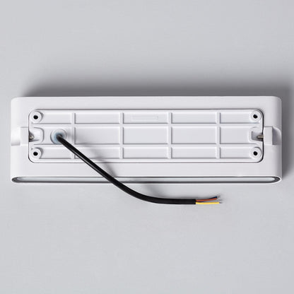 Aplique de Pared Exterior LED 20W Aluminio Rectangular Iluminación Doble Cara Luming Blanco