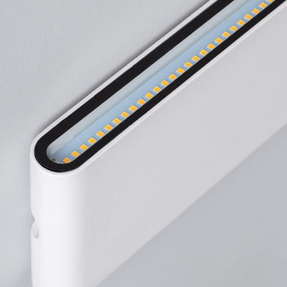 Aplique de Pared Exterior LED 20W Aluminio Rectangular Iluminación Doble Cara Luming Blanco