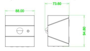 Aplique de Pared Exterior LED 2.5W con Sensor de Movimiento PIR Twist Solar