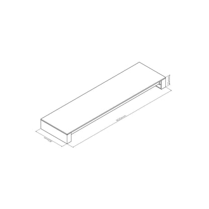 Aplique de Pared Exterior LED 30W Aluminio Bathen