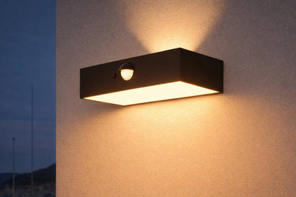 Aplique de Pared Exterior LED 3W con Sensor PIR Karl Solar