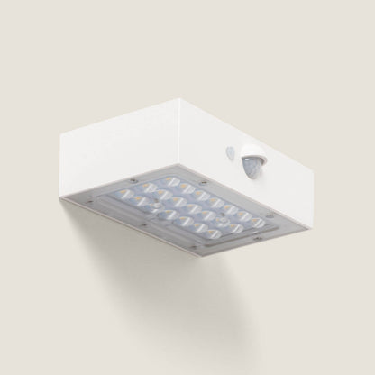 Aplique de Pared Exterior LED 3W Iluminación Doble Cara con Sensor PIR Karl Solar
