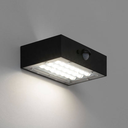 Aplique de Pared Exterior LED 3W Iluminación Doble Cara con Sensor PIR Karl Solar
