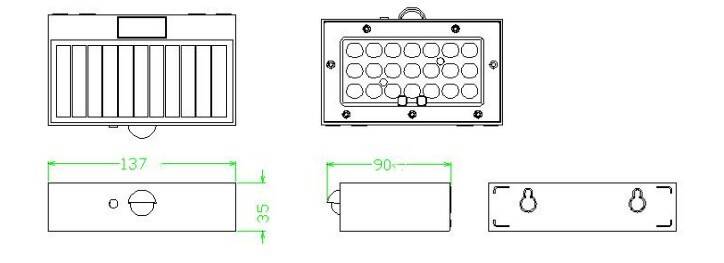 Aplique de Pared Exterior LED 3W Iluminación Doble Cara con Sensor PIR Karl Solar