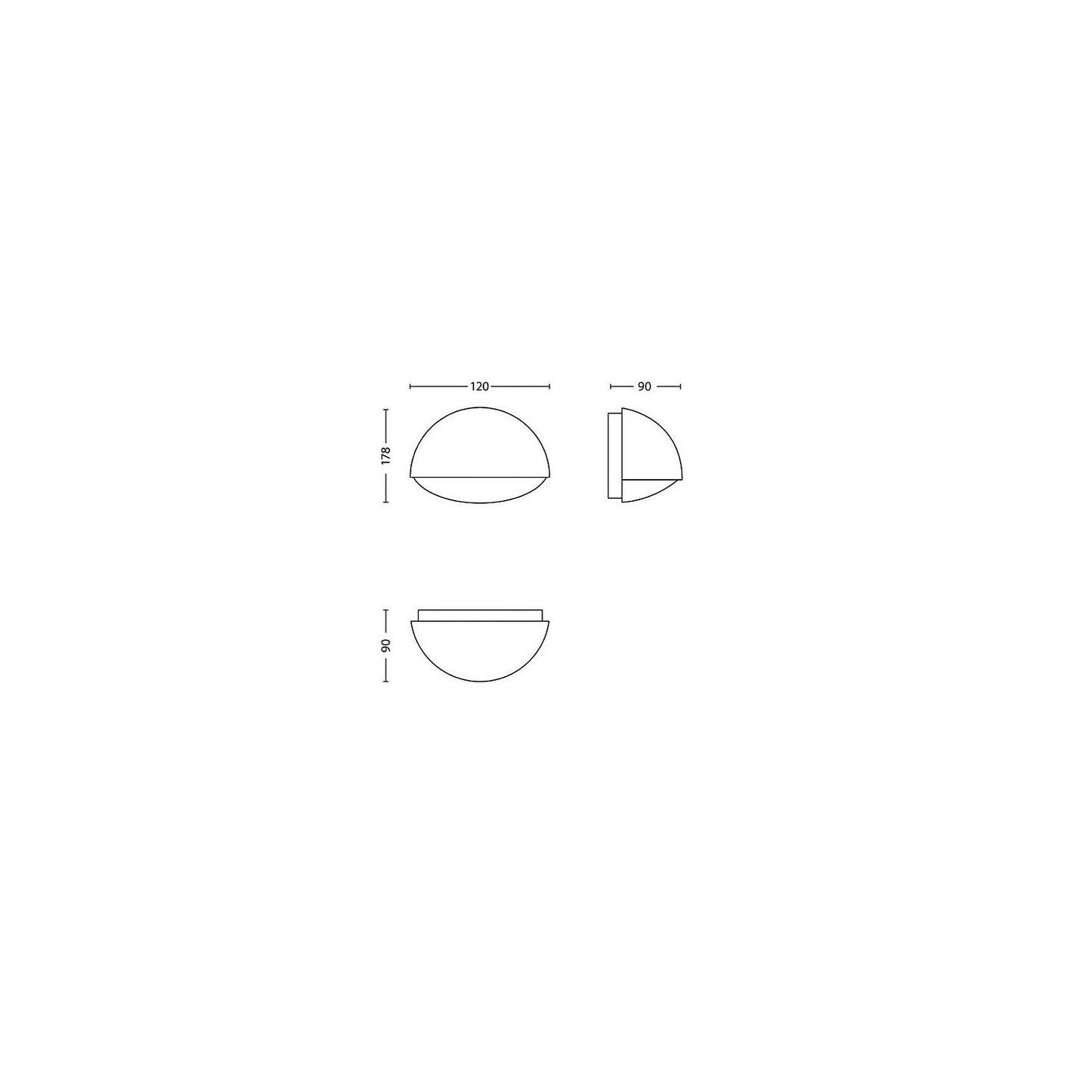 Aplique de Pared Exterior LED 3W PHILIPS Dust