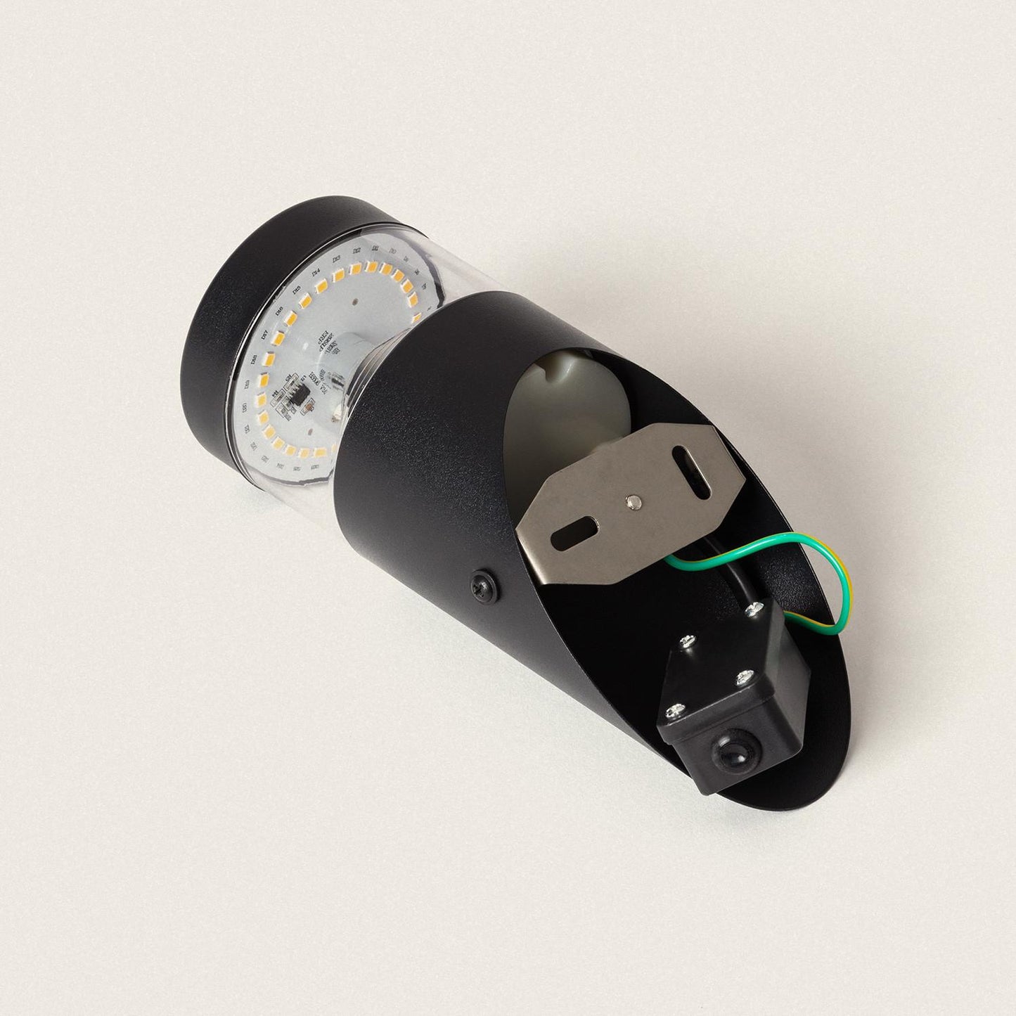 Aplique de Pared Exterior LED 5W de Acero Inoxidable Inti Black